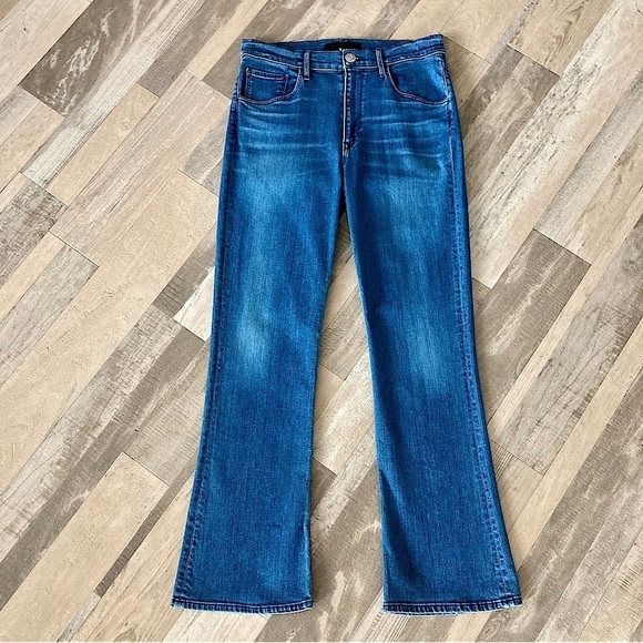 3X1 Jeans NYC Gallia Denim Flare Jeans Cropped Size 29 - Picture 16 of 16